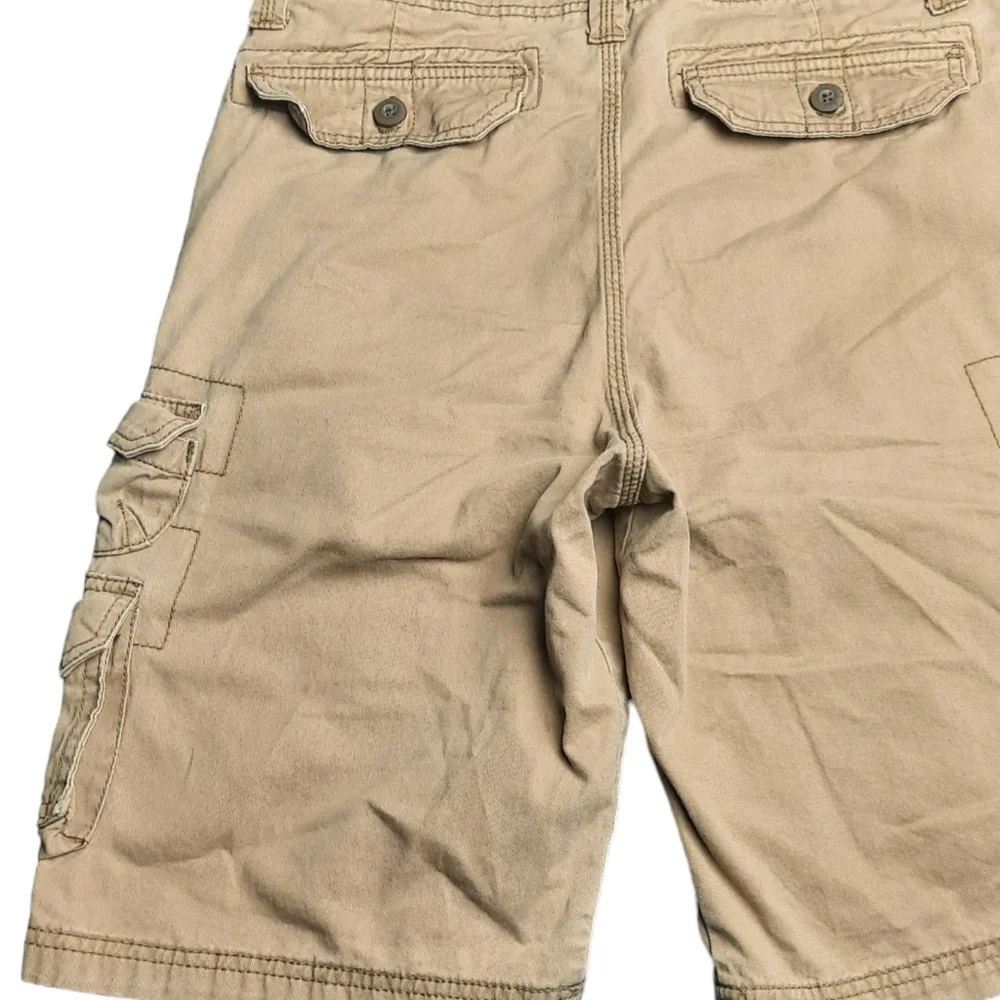 Lee Dungarees Cotton Khaki Cargo Shorts SZ 30